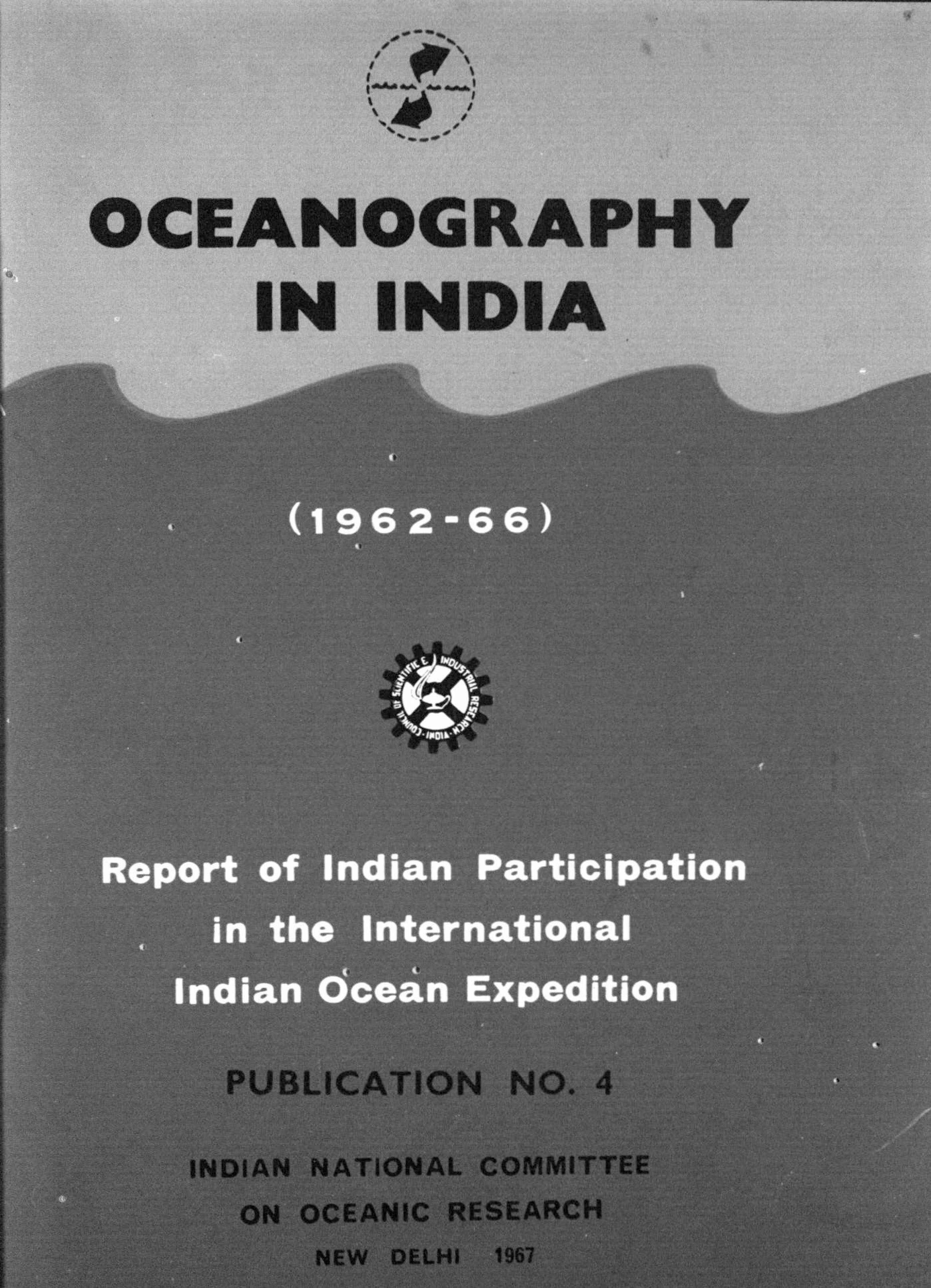 Oceanography in India 1962-66
